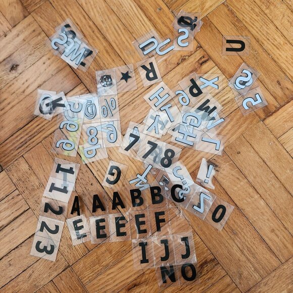 Mini Light Up Message Board Letter Board Box Sign - Picture 3 of 3